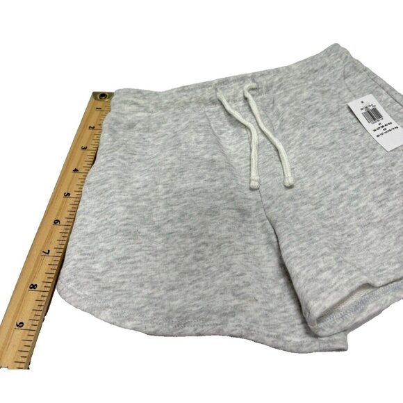 Girls Drawstring Lounge Shorts, Grey Size 4T, New Old Navy Baby Summer Boxers - Picture 7 of 7